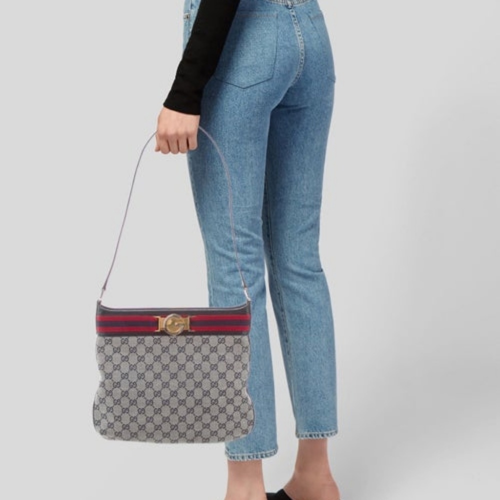 Vintage GG Plus Web Shoulder Bag